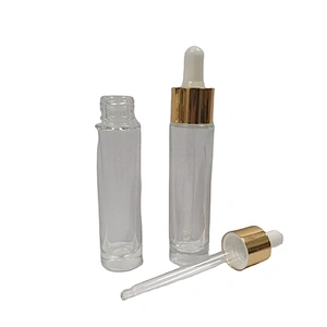Customized Empty Frosted/Painted Glass Dropper Bottles 20, 30ml, Fancy Dropper Bottles packaging for oil/serum