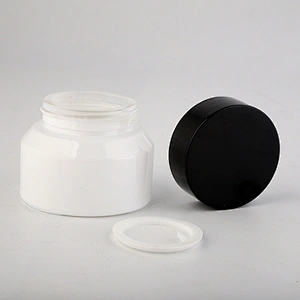 China Manufacturer Wholesale  20g 30g 50g 100g Empty Glass Cream Cosmetic Jar