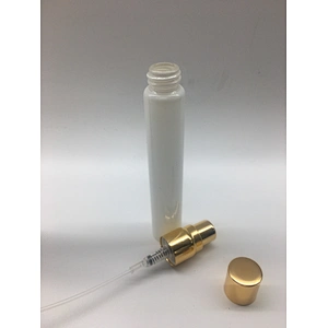 Perfume glasss 10ml Disposable Bottles Transparent Glass Perfume Bottle With Crimp Pump Spray