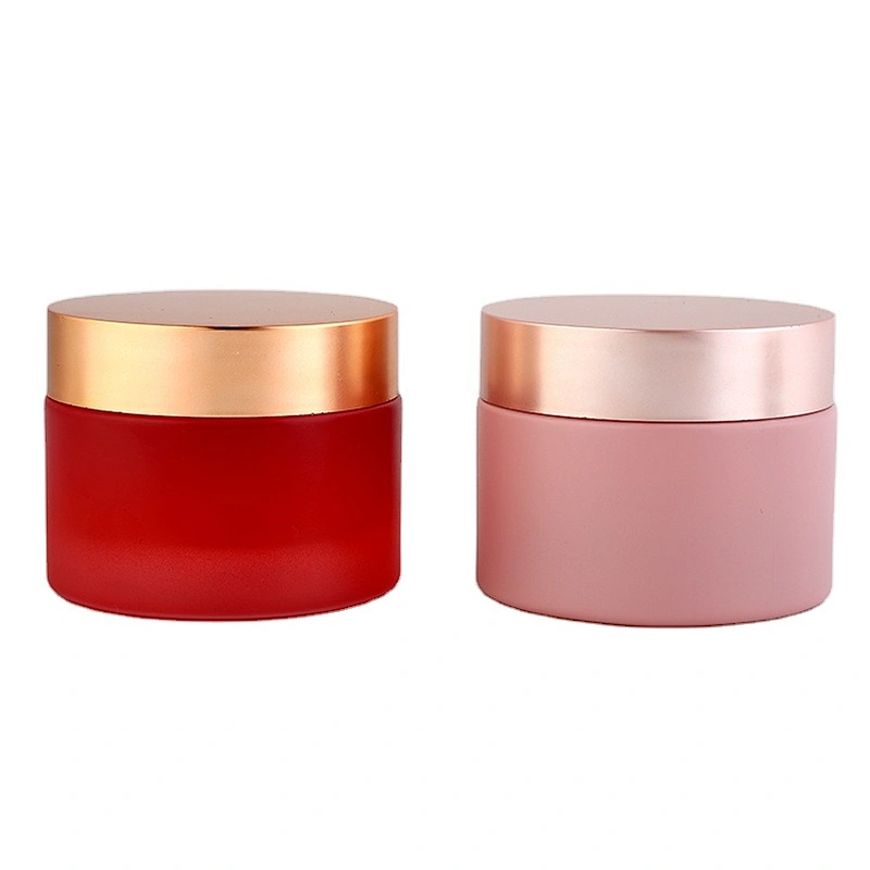 low price 30g 50g cream glass jar for glass cosmetic jar with lid