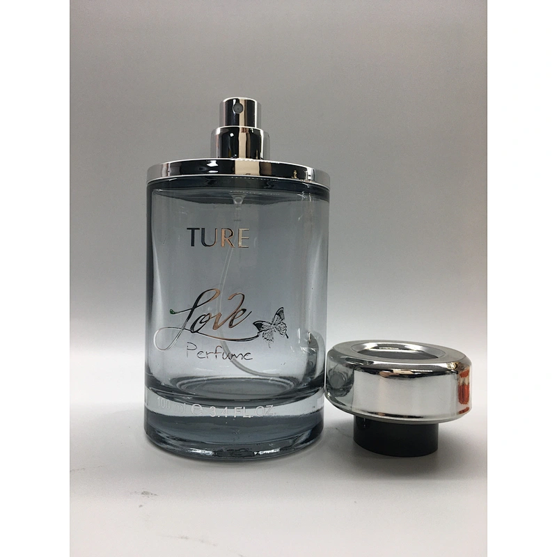 100ml round glass perfume bottle with box 2022 new package