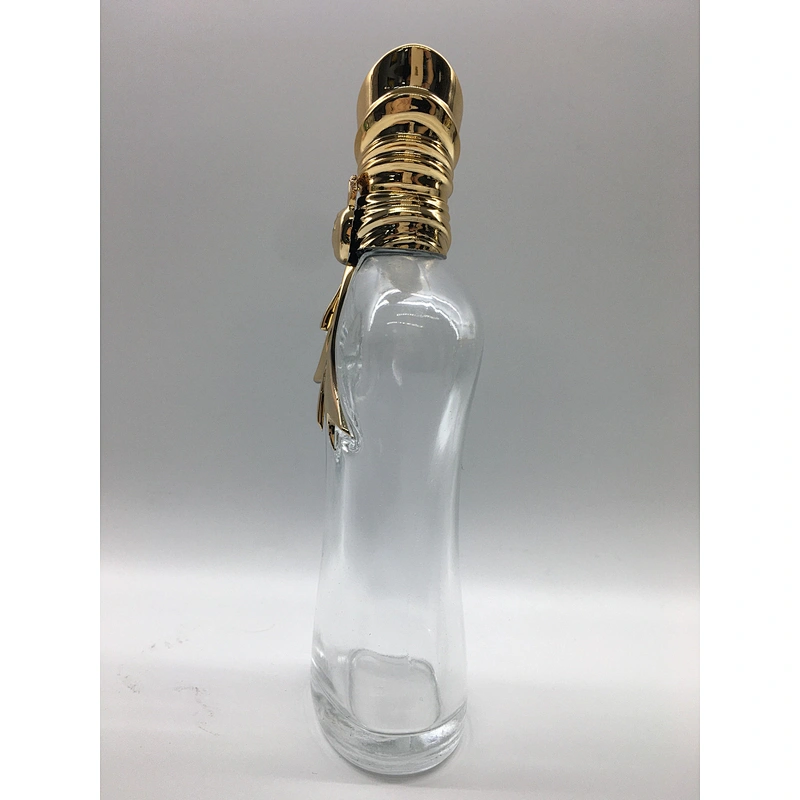perfume jar bottle with box perfume luxury glass bottle aluminum alloy 100ml