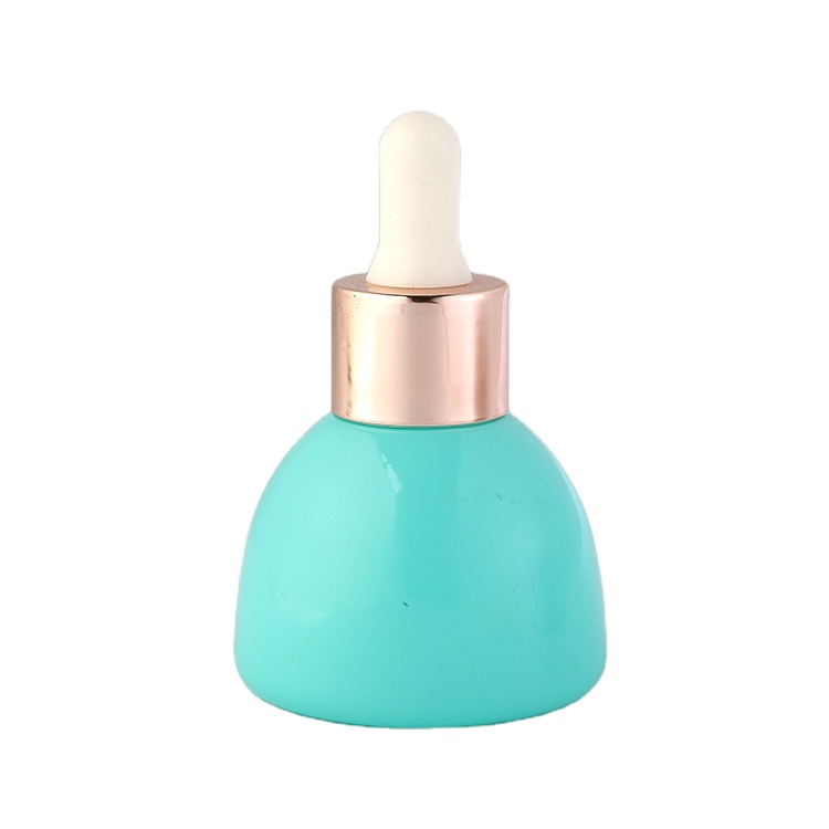 Skin care massage oil 30ml 50ml green glass dropper bottle with dropper top