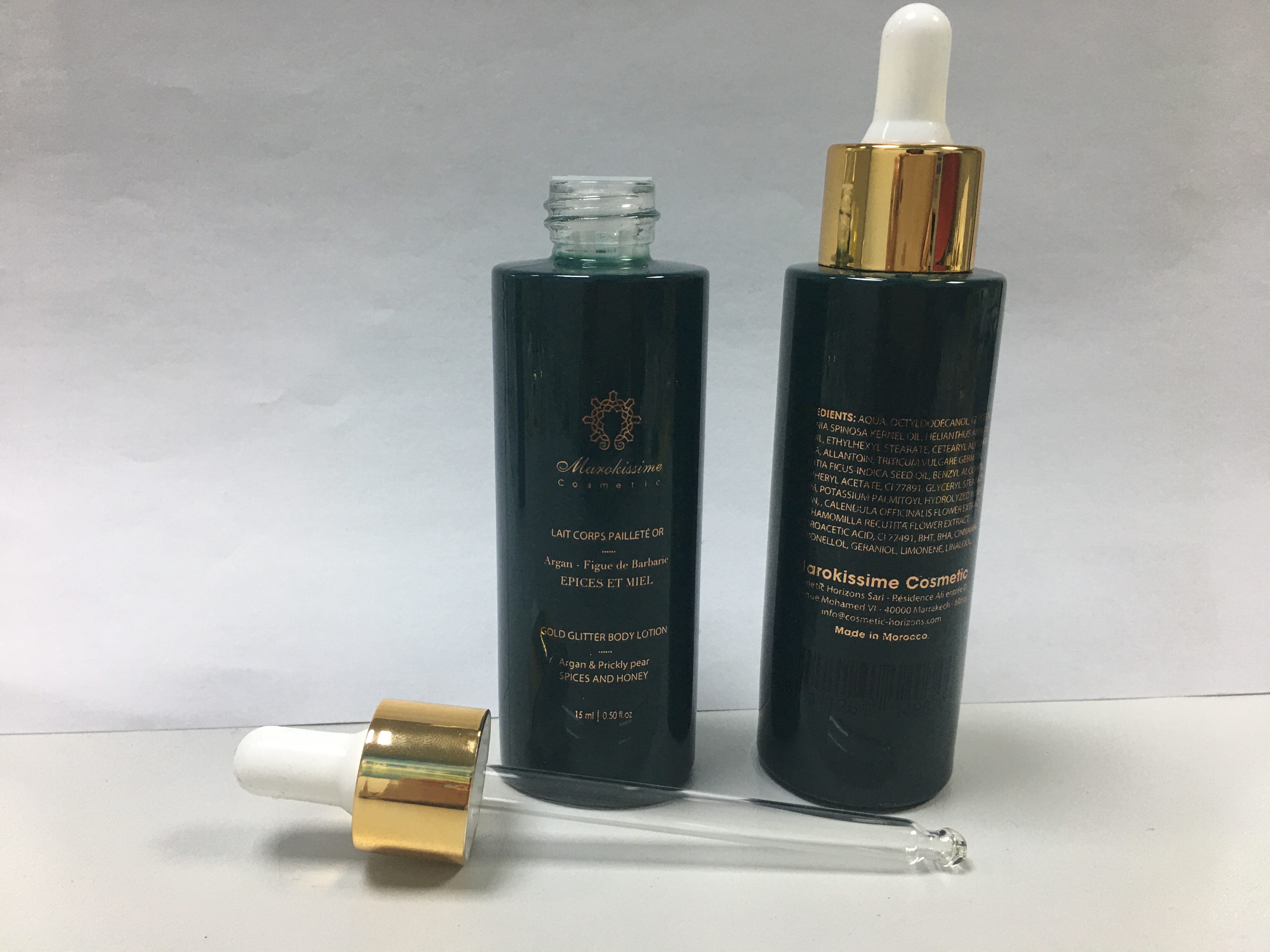 glass dropper bottle