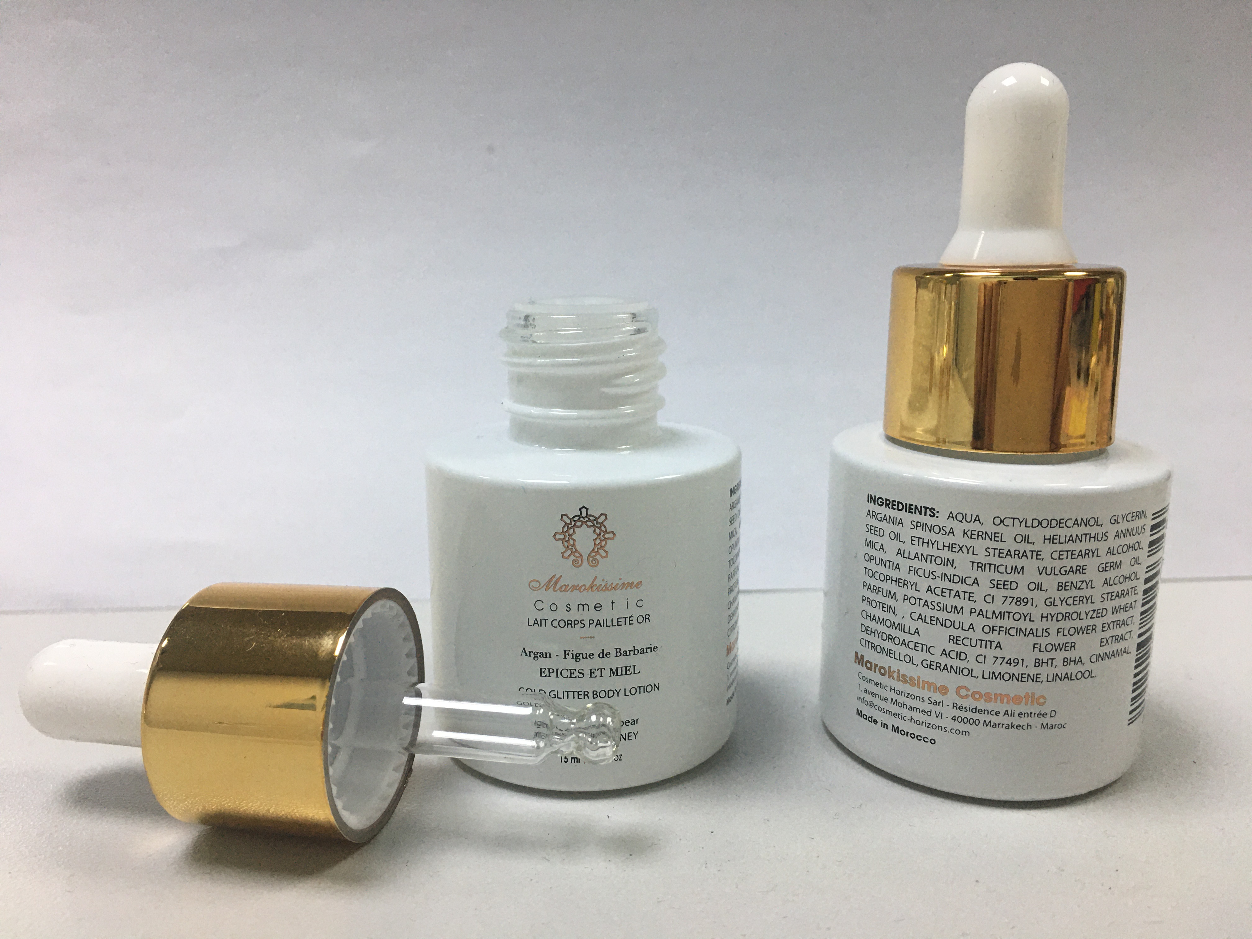glass dropper bottle