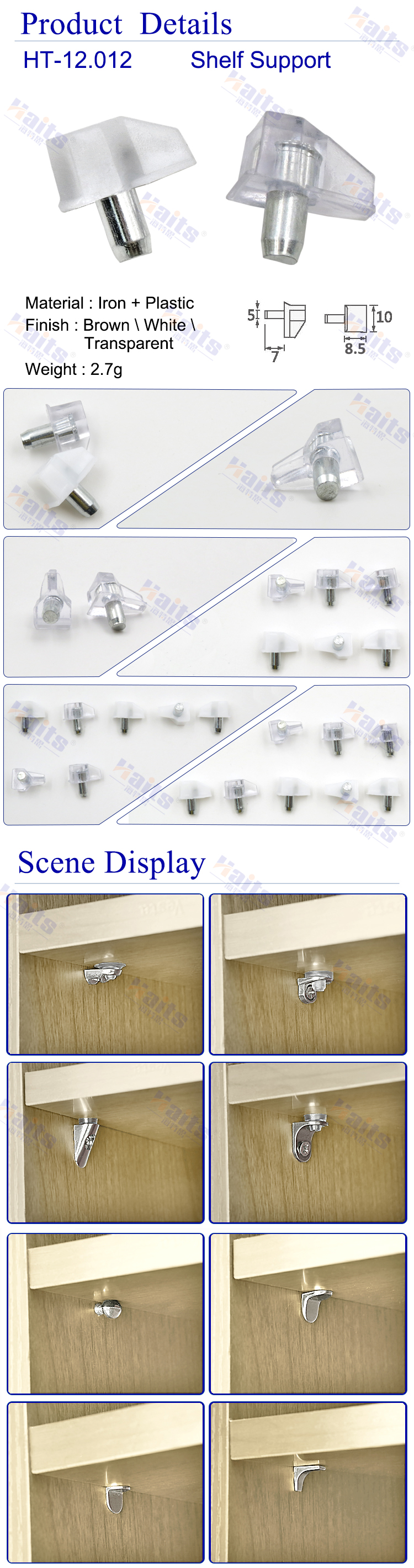 HT-12.012glass clamp