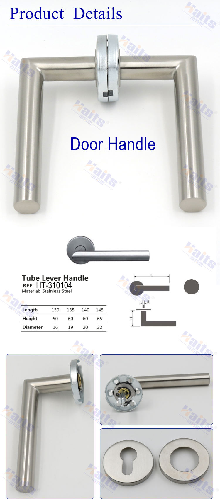 Furniture Hardware Door Lock With Pull Handle Stainless Steel Door Handle Door Handles Made In China