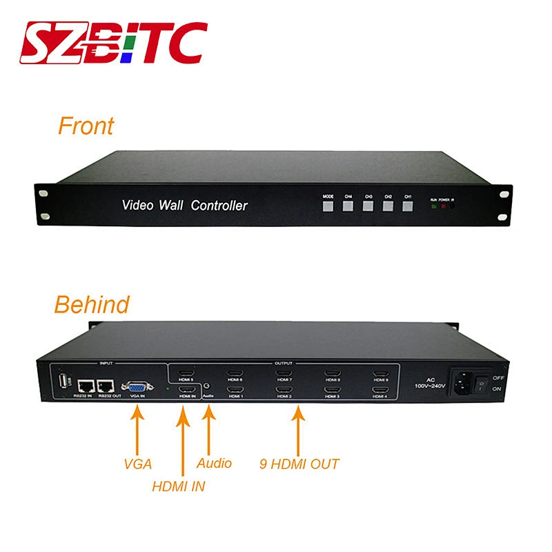 3x3 Video Wall Controller