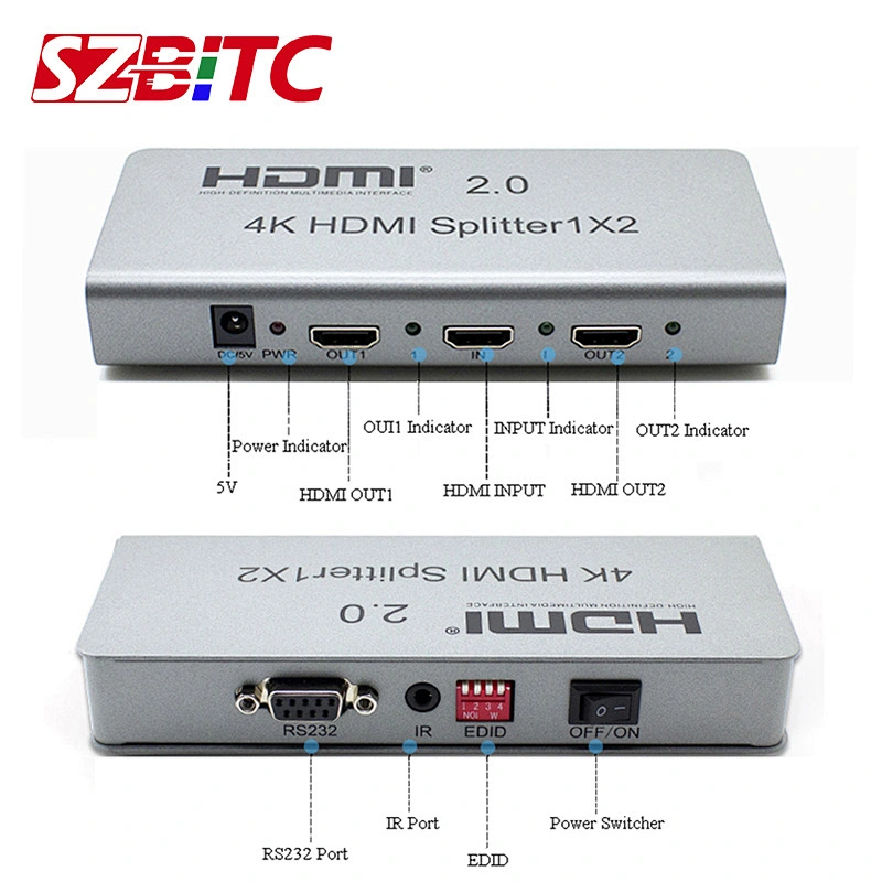 1x2 HDMI2.0 Splitter