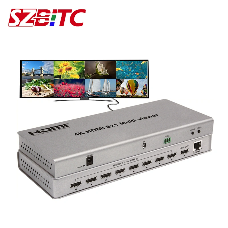 4K HD 8x1 Multi-viewer