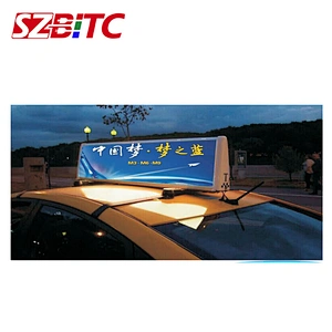 35.3 Inch LCD Strip Screen Double-Sides Screen for Outdoor with Waterproof LCD Display of Top Taxi