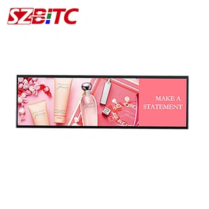 LCD Strip Screen Signage Advertising Displayer Customized Size OEM/ODM
