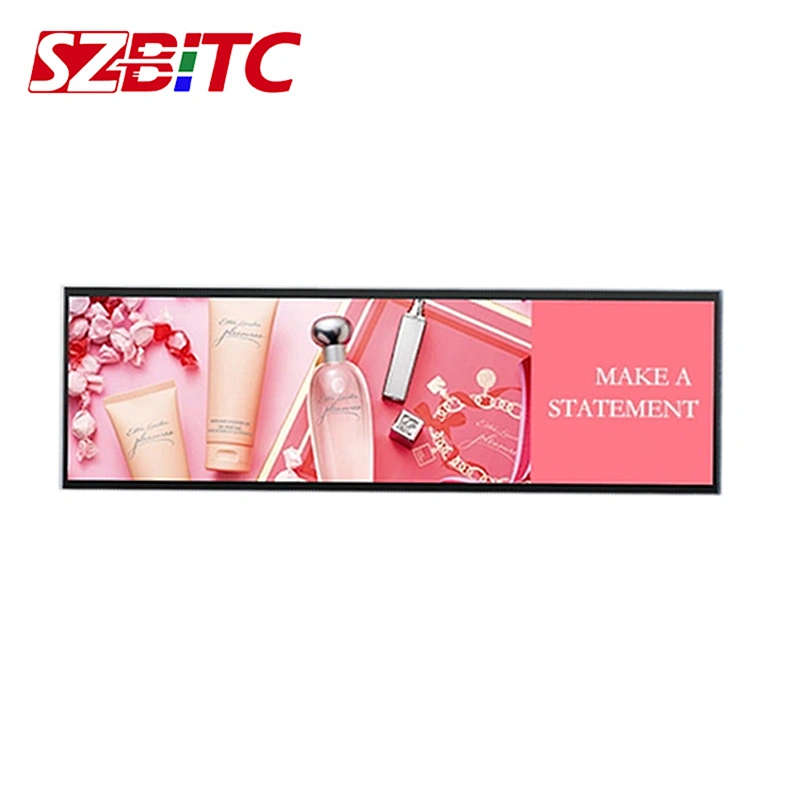 LCD Strip Screen Signage Advertising Displayer Customized Size OEM/ODM