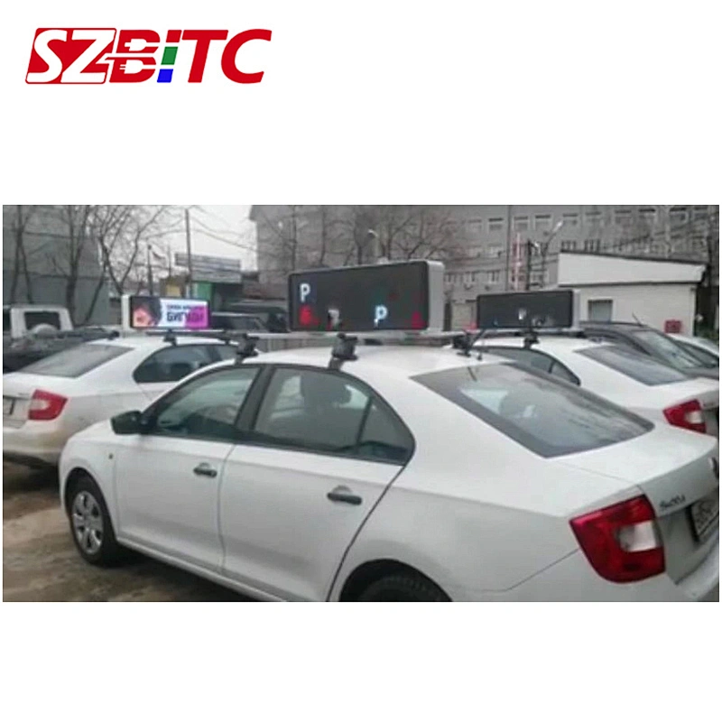 35.3 Inch LCD Strip Screen Double-Sides Screen for Outdoor with Waterproof LCD Display of Top Taxi