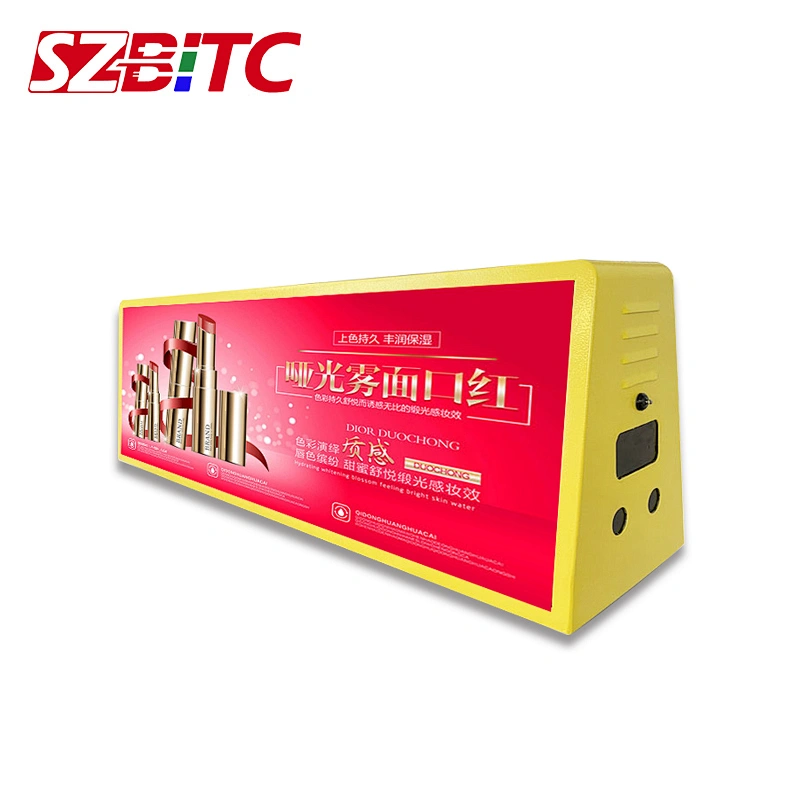 36.5 Inches Taxi LCD Dual Strip AD Player (Size Customized)