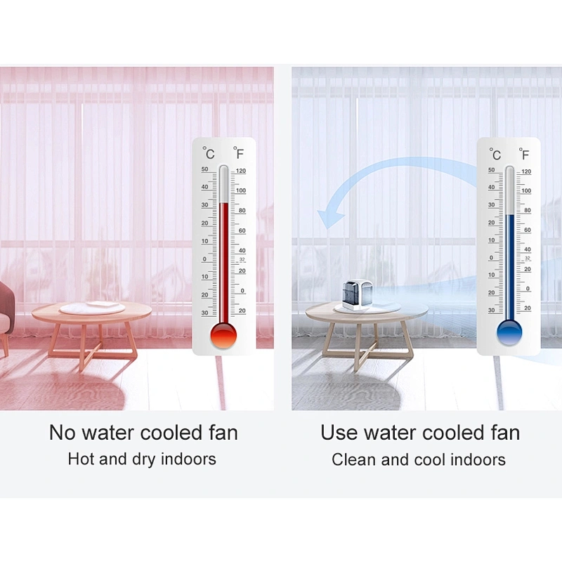 Wholesale price home portable air cooler with 380ml capacity water tank