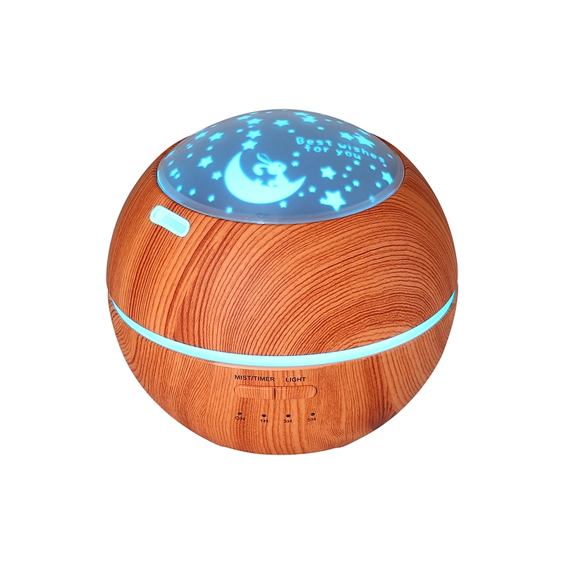 LED 7 Color 150ML  ultrasonic wood grain aromatherapy essential oil aroma diffuser