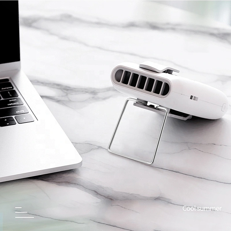Factory supply ABS portable small fan mini usb rechargeable fan for car/outdoor sport multi use wireless mini fan