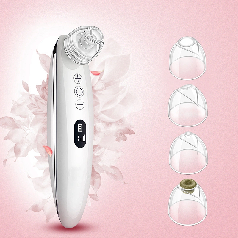 Ultrasonic facial Blackhead beauty instrument  Exfoliator cleaner face facial cleansing massager