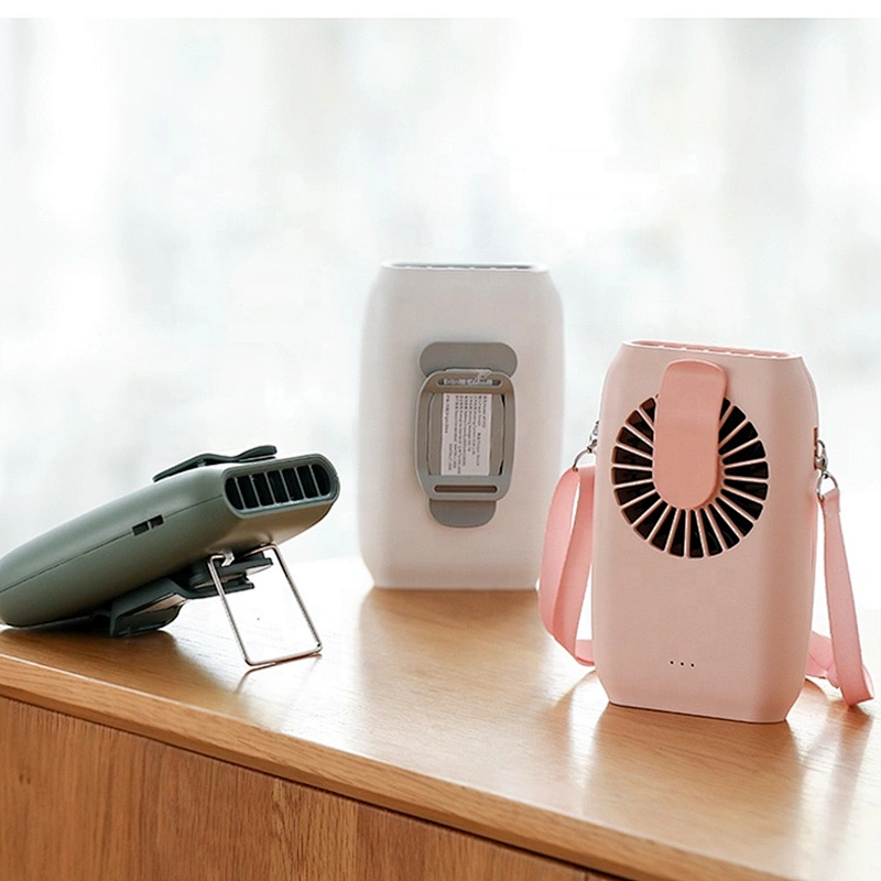Factory supply ABS portable small fan mini usb rechargeable fan for car/outdoor sport multi use wireless mini fan