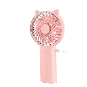 Fashion cute rechargeable hand held portable mini  fan Home office wireless personal mini fan