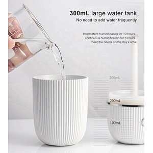 Wholesale price 300ml USB desktop negative ion ultrasonic mini air humidifier for home use