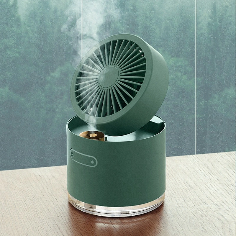 Wholesale price fashion portable mini usb fan with water mist for outdoor use humidifier mini humidifier