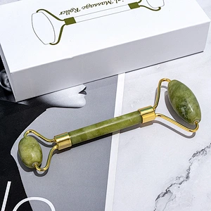 Hot Sale High Quality Handheld  Anti Aging Eye Roller Rose Quartz Facial Massage jade facial roller
