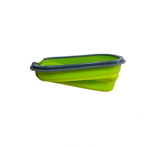 Promotional Gift Hot Sale Food Grade BPA Free Collapsible  Silicone Food Storage Container Plastic Spoon Lunch Box