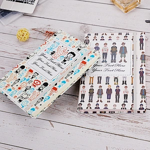 High quality custom logo promotion gift Diary Notebook colored edges hard cover A5 notebook