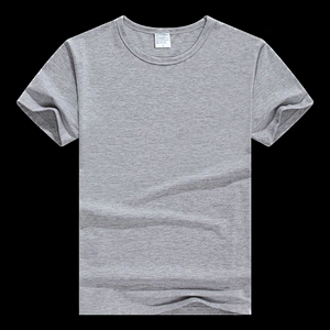 custom logo printed High quality custom size o-neck men's  plain blank T- shirt Promotional Advertising T- shirt