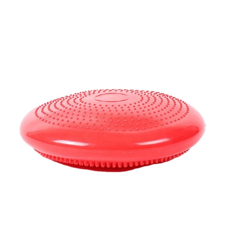 OEM Brand custom logo PVC Inflatable Stability Yoga Balance Disc Wobble Air Cushion Pad Fitness Gym balance pad