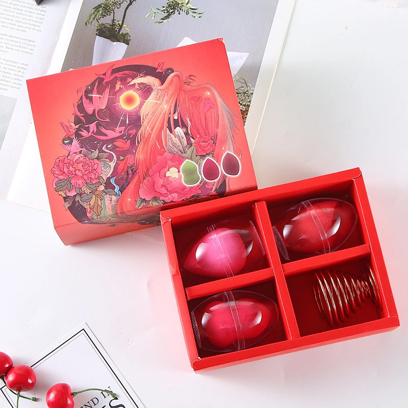 Wholesales custom Promotional gifts colorful super soft microfiber makeup sponge sets