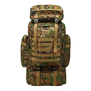 High quality outdoor backpack  camping travelling backpack mountaineering waterproof oxford hiking backpack custom logo support