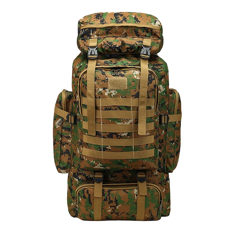 High quality outdoor backpack  camping travelling backpack mountaineering waterproof oxford hiking backpack custom logo support