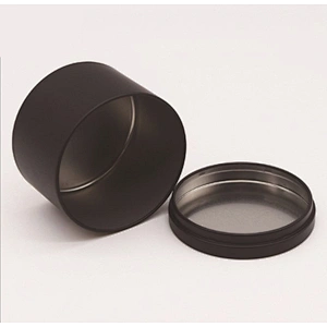New Arrival Tin Box with Metal Wooden Lid Scented Candle Jar Mini Storage Tin Jar Candles Holder Empty Container