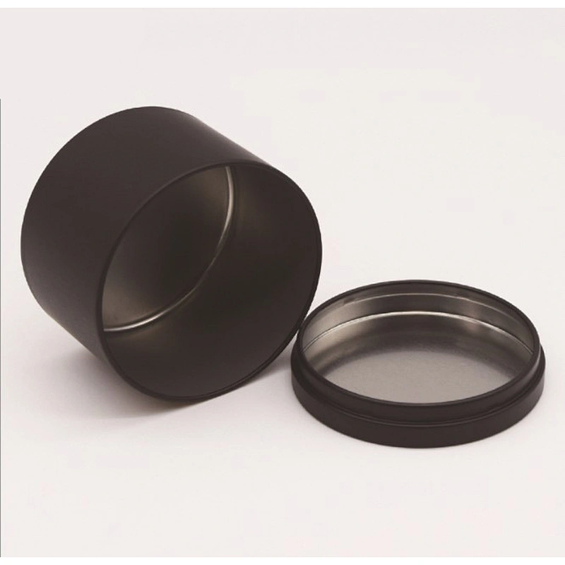New Arrival Tin Box with Metal Wooden Lid Scented Candle Jar Mini Storage Tin Jar Candles Holder Empty Container