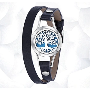Fashion Aromatherapy Essential Oil Diffuser Leather Bracelet New Design Bracelet  Adjustable leather bracelet