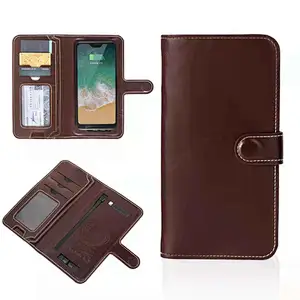 2021 New Design Multi-functional Phone Charging Wallet Money Clip Wireless Cable Built-in 6000Amh Power Bank Charging Wallet