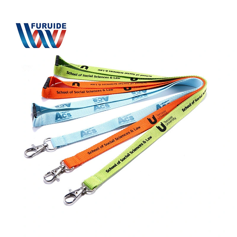Wholesale promotional gifts Custom ID Badge Key Holder chain printed neck lanyard