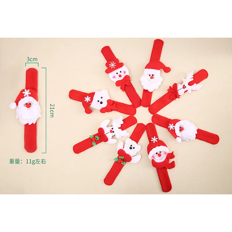 Hot style Christmas decorations supplies cloth ring patting circle hand ring Christmas party