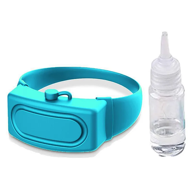 Separate silicone watch type hand sanitizer containers Portable Silicone hand sanitizer wristband