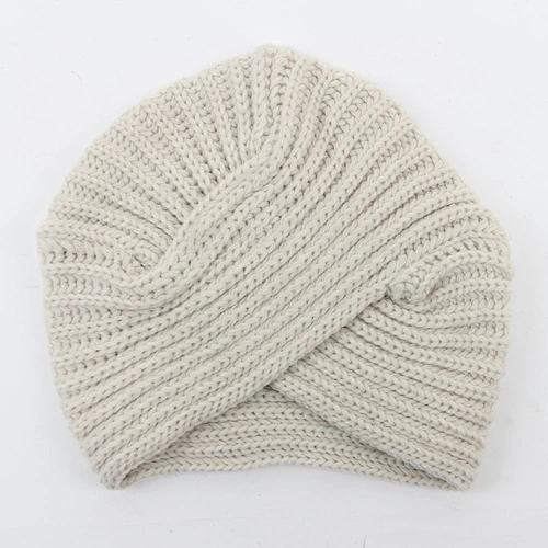 High Quality Vintage Fashion Winter Warm Soft Knit hat Beanie Cross  knit hat Lady knitted warm hat