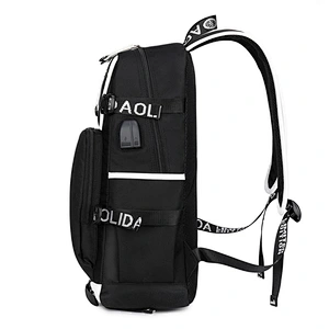 2020 Casual Popular USB Charging Backpacks Travel Unisex Student School Backpack Bag For Teenagers