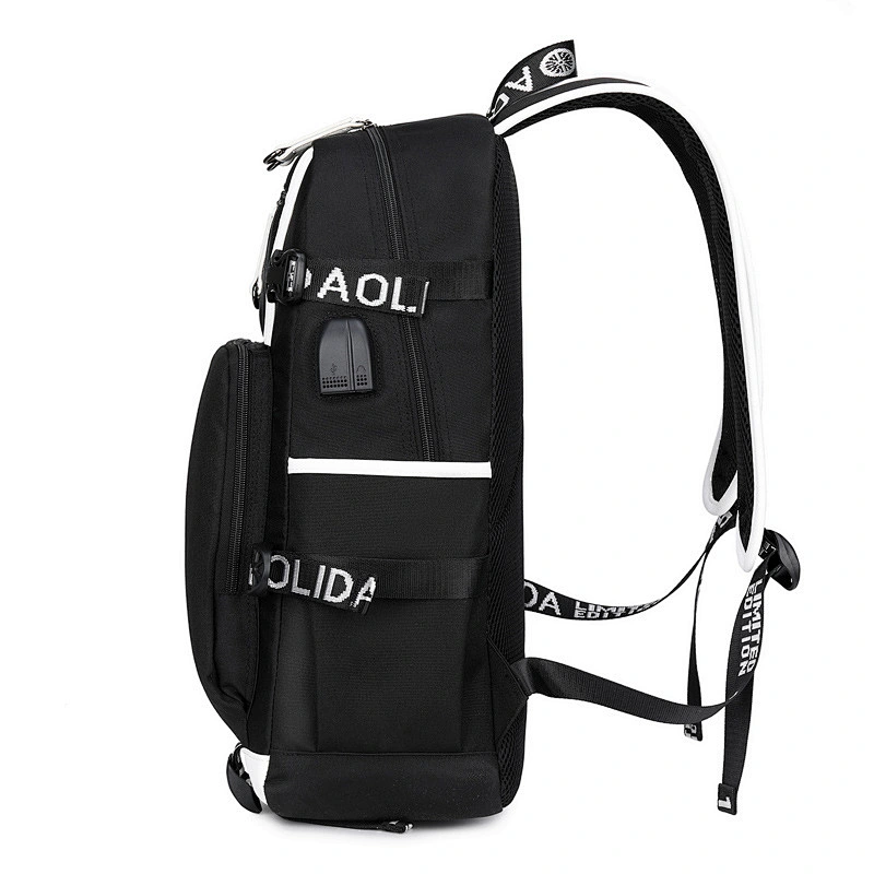 2020 Casual Popular USB Charging Backpacks Travel Unisex Student School Backpack Bag For Teenagers