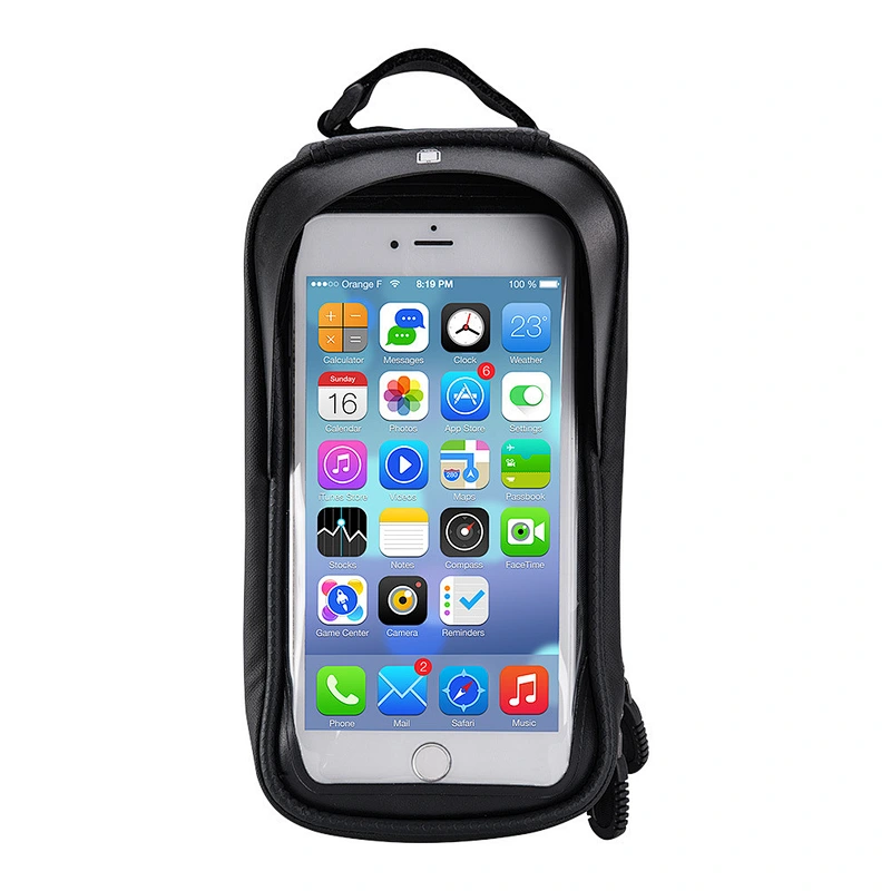 Customized bicycle top tube bag with headset hole sunshield anti-splash water top bag touch screen