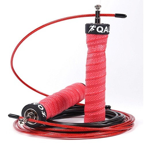 Gym fitness heavy weighted jump rope  adjustable metal speed skipping jumping rope