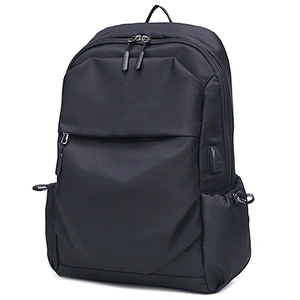 Waterproof black backpacks for men multi-function outdoor travel bags for leisure college students backpack with internal layer
