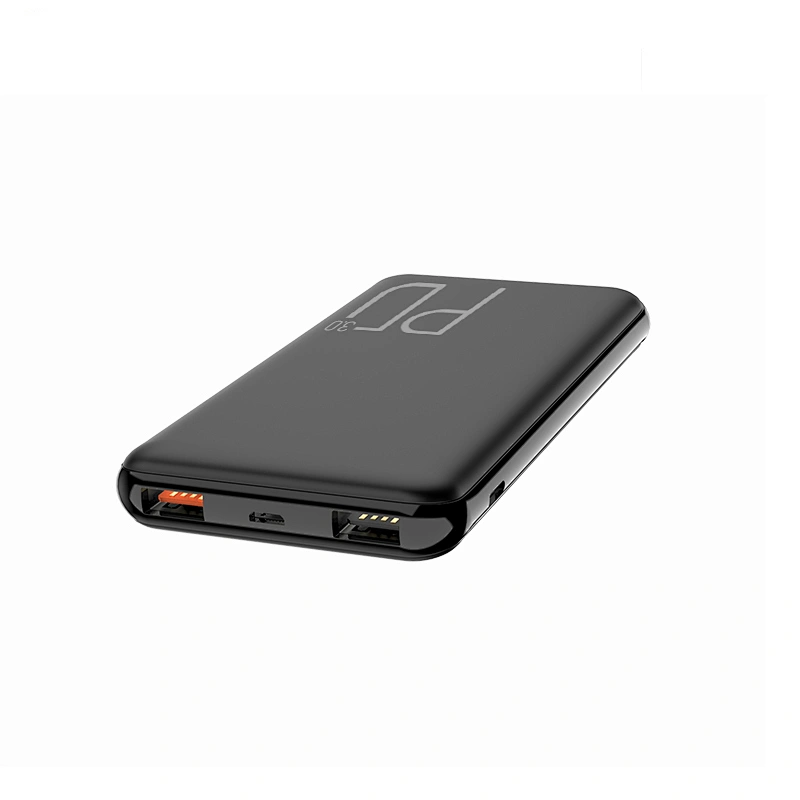 High Quality portable  PD quick charge wireless  power bank portable custom logo  power bank with led lamps