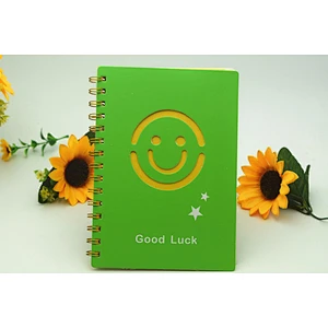 custom Spiral Hardcover A4 A5 A6 cartoon expression hardcover diary promotional gift loose-leaf notebook